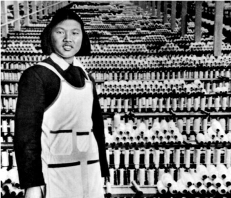 △1951年,郝建秀创造优秀工作法时只有16岁