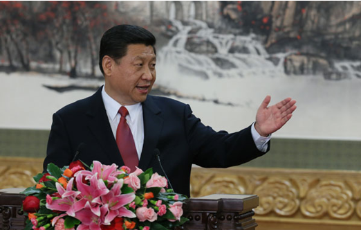 △2012年11月15日,刚刚在中共十八届一中全会上当选的中共中央总书记习近平发表讲话。
